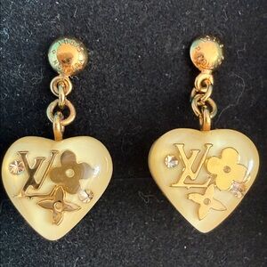 Louis Vuitton Heart Earrings